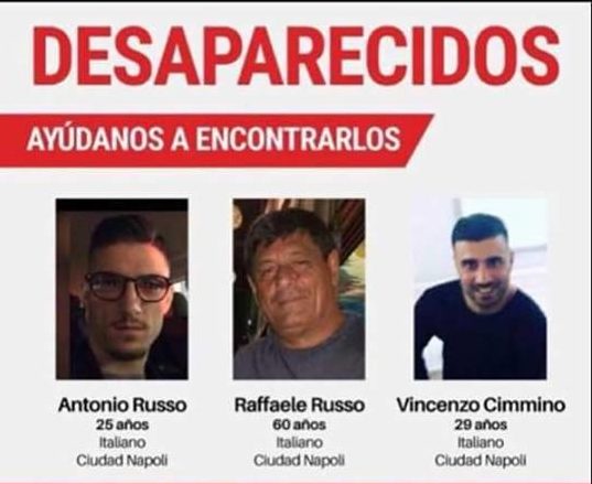 I tre napoletani scomparsi in Messico