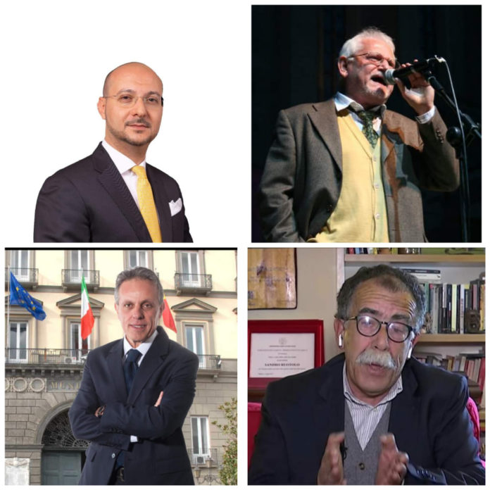 Luigi Napolitano, Giuseppe Aragno, Sandro Ruotolo, Salvatore Guang