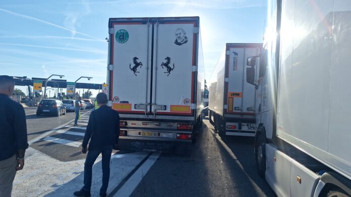 camion caianiello protesta borrelli